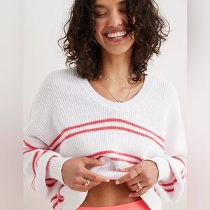 Aerie Beyond Cropped Knit Sweater
